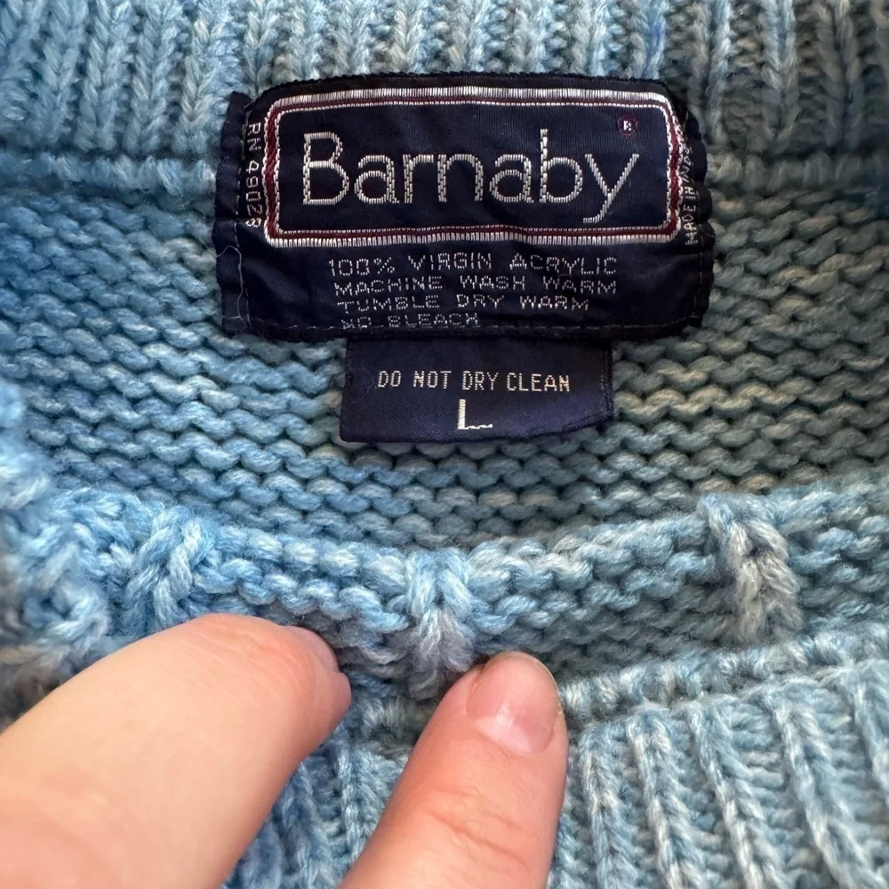 Barnaby sweater size